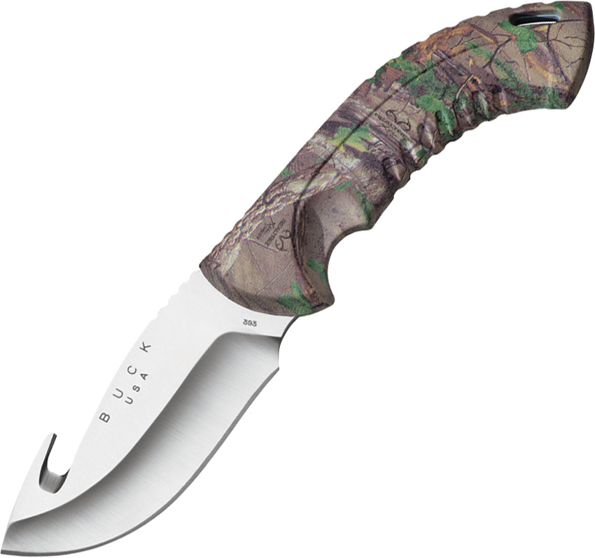 Buck Omni Hunter Camo Guthook Skinner Fixed Blade Knife B393CMG eBay