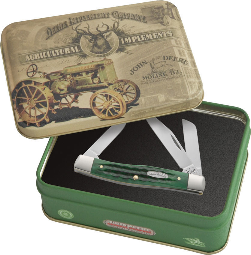 Case John Deere Medium Stockman Knife in Presentation Tin 15711 eBay