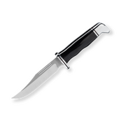 Buck Brahma Black Handle Fixed Blade Hunting Knife 117BKS