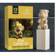 BeaverCraft DIY05 - Bear Wood Carving Hobby Kit
