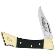 Case Jet-Black Synthetic (SS) Hammerhead  Lockback Folder Knife #00177