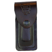 Icaras Leathercraft (Australian Made) Stockman Knife Sheath - Dark Brown