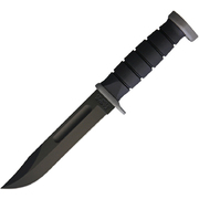 Kabar D2 Extreme Full Size Black Fixed Blade Knife 1292, Nylon Sheath
