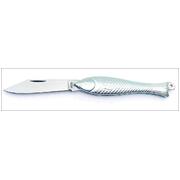 Mikov Rybička "Little Fish" Silver Pocket Folder Knife - 130-NZn-1/KAPESNI