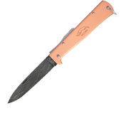 Otter Mercator Copper Handle Damascus Steel Pocket Knife