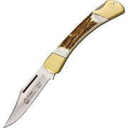 Puma Duke Staghorn Lockback Folder Knife - 210905