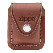 Zippo Leather Lighter Pouch, Brown with Metal Belt Clip - 98000