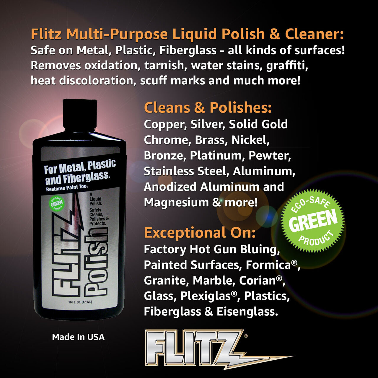 Flitz Paste Polish for Metals, Fiberglass, Plastic & Paint