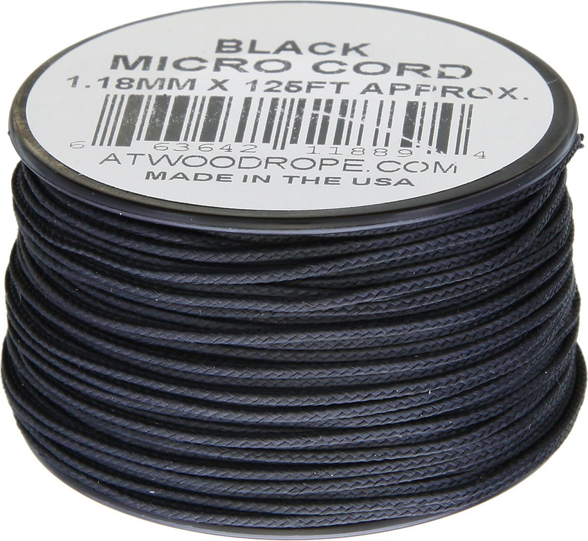Atwood Rope MFG Micro Cord (100lb/46kg) 38m Made in USA, Various Colours - Picture 4 of 33