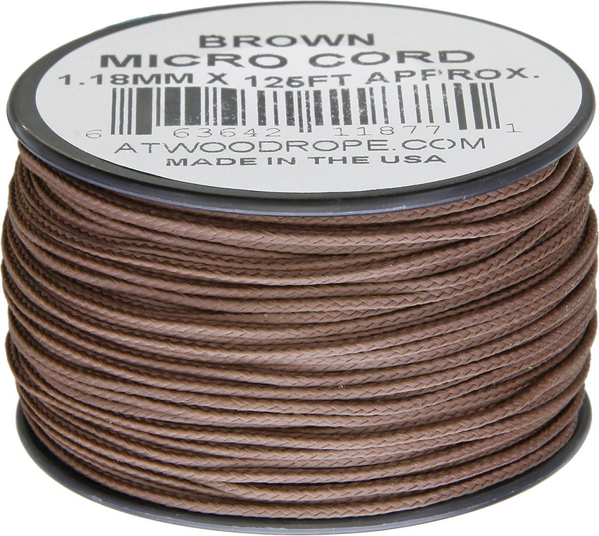 Atwood Rope MFG Micro Cord (100lb/46kg) 38m Made in USA, Various Colours - Picture 7 of 33