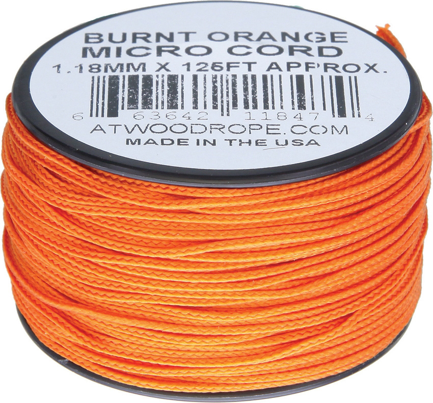 Atwood Rope MFG Micro Cord (100lb/46kg) 38m Made in USA, Various Colours - Picture 8 of 33