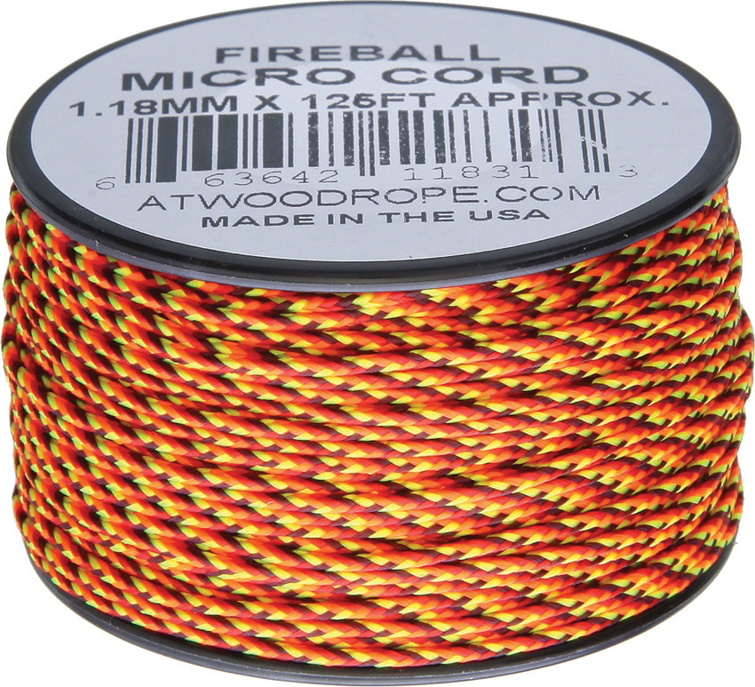 Atwood Rope MFG Micro Cord (100lb/46kg) 38m Made in USA, Various Colours - Picture 12 of 33