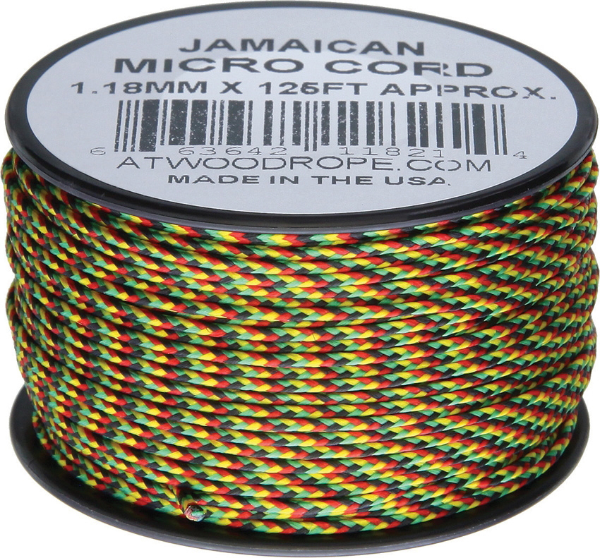 Atwood Rope MFG Micro Cord (100lb/46kg) 38m Made in USA, Various Colours - Picture 17 of 33