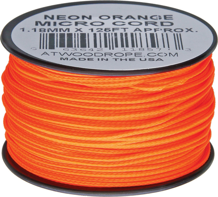 Atwood Rope MFG Micro Cord (100lb/46kg) 38m Made in USA, Various Colours - Picture 21 of 33