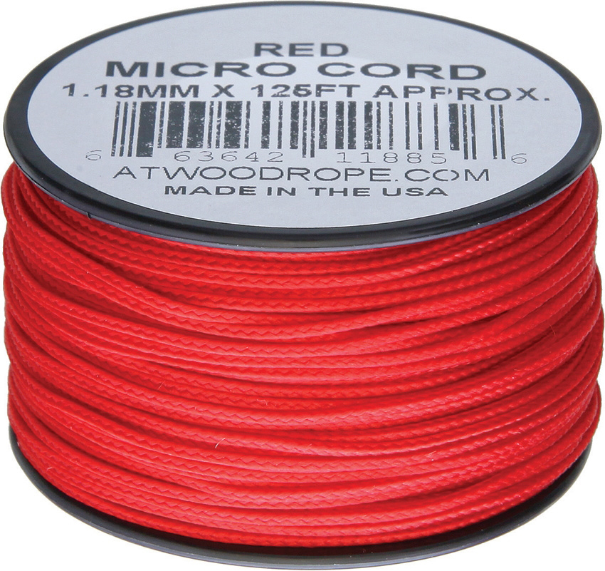 Atwood Rope MFG Micro Cord (100lb/46kg) 38m Made in USA, Various Colours - Picture 26 of 33