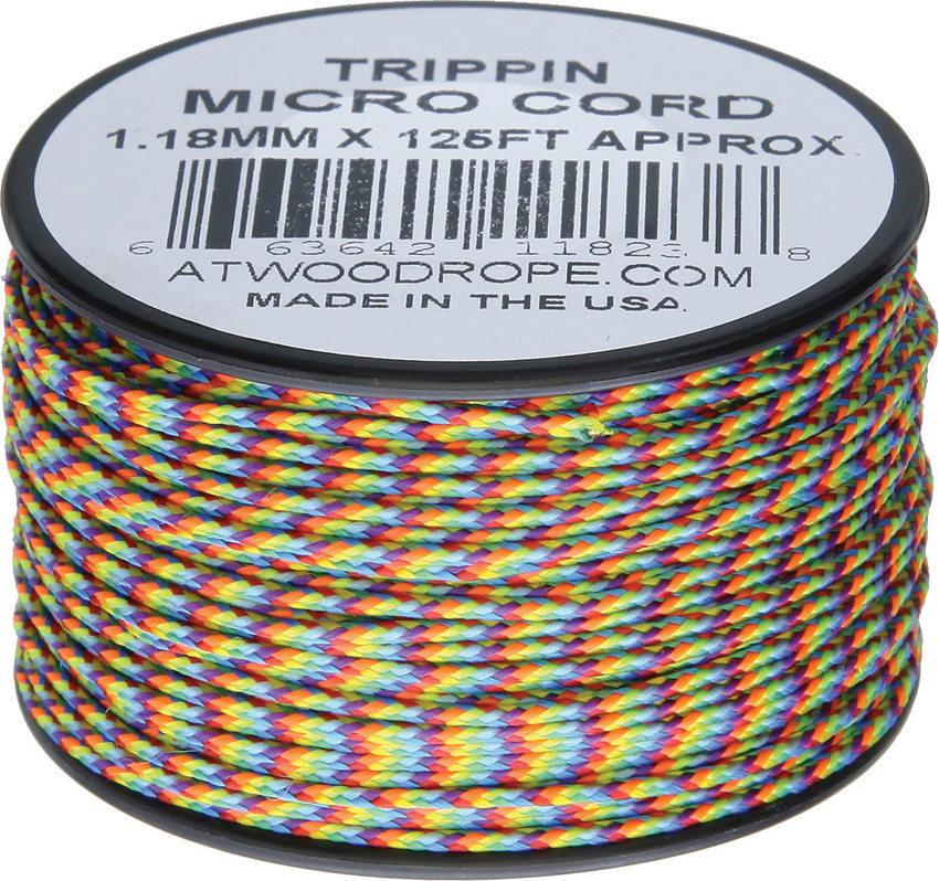 Atwood Rope MFG Micro Cord (100lb/46kg) 38m Made in USA, Various Colours - Picture 30 of 33