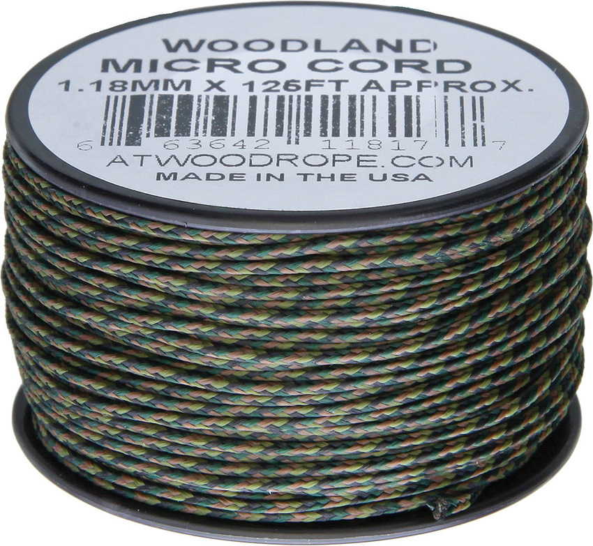 Atwood Rope MFG Micro Cord (100lb/46kg) 38m Made in USA, Various Colours - Picture 33 of 33