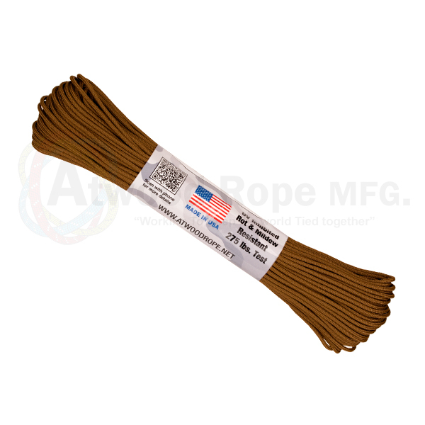 Atwood Rope MFG Tactical Cord (275lb/125kg) 30m Made in USA, Various Colours - Picture 11 of 47