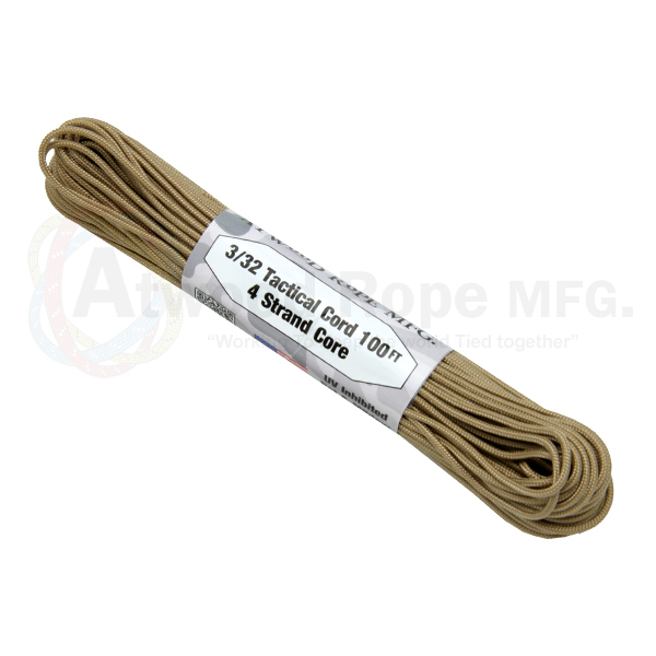 Atwood Rope MFG Tactical Cord (275lb/125kg) 30m Made in USA, Various Colours - Picture 42 of 47