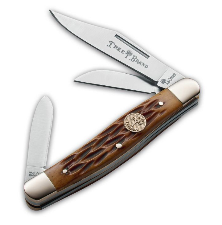Buy Boker Traditional Series Medium Stockman Jigged Brown Bone Folding  Knife 110727 Online