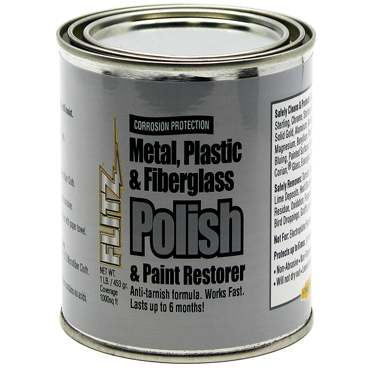 Flitz Multi-Purpose Polish and Cleaner Paste for Metal, Plastic