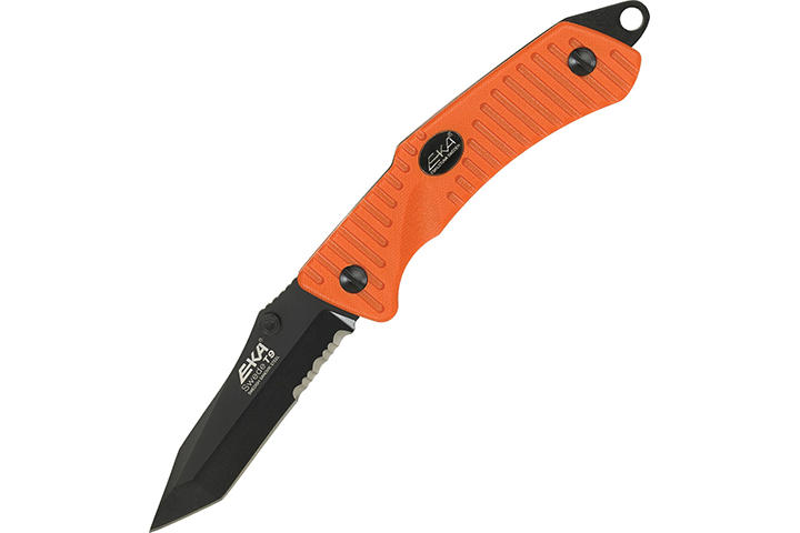 EKA T9 Orange G10 Tanto Folding Knife
