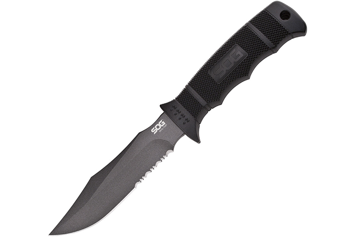 SOG Seal Pup Partially Serrated Fixed Blade Knife M37K