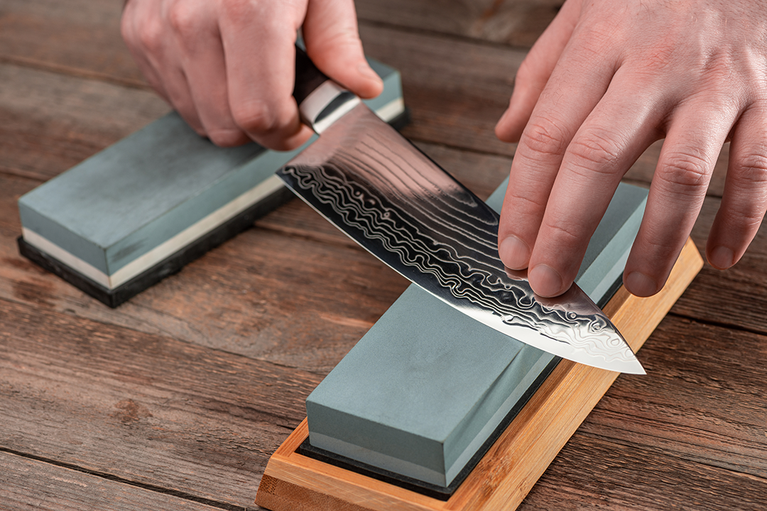 1000 Grit Japanese Whetstone Plastic Base Sharpening Knives Knife Stone Wet  Dry