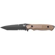 Benchmade Nimravus 154CM Steel Sand Fixed Blade Knife, Nylon Sheath - 141SBKSN