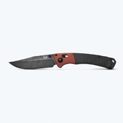 Benchmade Crooked River CPM MagnaCut Steel Burnt Copper Aluminium/Black Micarta Handle Folder Knife - 15080BK-04
