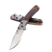 Benchmade Mini Crooked River CPM-S30V Steel Dymondwood Handle Folder Knife - 15085-2