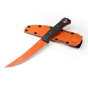Benchmade Meatcrafter CPM-S45VN Steel Fixed Blade Knife, Boltaron Sheath - 15500OR-2