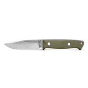 Benchmade Sibert Bushcrafter CPM-S30V Steel OD Green Fixed Blade Knife, Sheath - 163-1