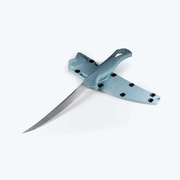 Benchmade Depth Blue Santoprene Fishcrafter CPM-Magnacut Steel Fixed Blade Knife, Sheath - 18030