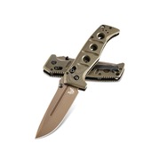 Benchmade ADAMAS CPM-CruWear® Steel Flat Earth Folder Knife - 275FE-2