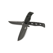 Benchmade ADAMAS CPM-CruWear® Steel Black Fixed Blade Knife, PIM Sheath - 375BK-1