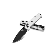 Benchmade Mini Bugout Black CPM30V Steel White Handle Folder Knife - 533BK-1