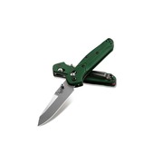 Benchmade Mini Osborne CPMS30V Steel Reverse Tanto Green Folder Knife - 945