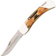 Bear & Son India Stag Bone Lockback Folder Knife 597