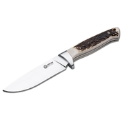 Boker Arbolito Hunter Stag Fixed Blade Hunting Knife 02BA351H