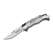 Boker Scout Mother of Pearl, Bohler N690 Steel, Lockback Folder Knife 112005