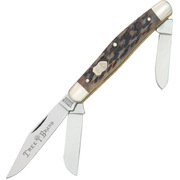 Boker Traditional Series Appaloosa Bone Large Stockman Folding Knife 117474AB
