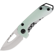 Buck Budgie Pro, S35VN Steel, Folding Knife, Natural Green G10, 0417GRS