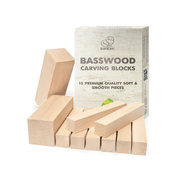 BeaverCraft BW10 – Wood Carving Basswood Block 10pcs Set 