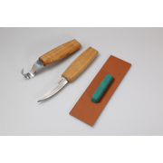 BeaverCraft S03 – Spoon Carving Tool Set (2 Knives + Accessories)