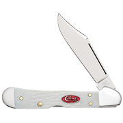 Case Sparxx Standard Jig White Synthetic (SS) Mini Copperlock Folder Knife #60185