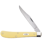 Case Yellow Synthetic (SS) Slimline Trapper Folder Knife #80031