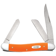 Case Orange Synthetic (SS) Medium Stockman Folder Knife #80509