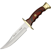 Muela Coral Wood Bowie Fixed Blade Skinner Knife BW-16