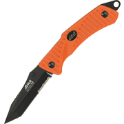 EKA Orange G10/Black Tanto Blade T9 Folder Knife